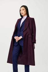 Allure Wool Wrap Coat with Belt - Alexandra-Dobre.com