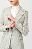 Brenda Single Breasted Stripe Suit - Alexandra-Dobre.com