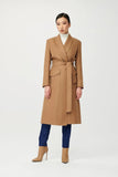 Chloe Wool Wrap Coat with Belt - Alexandra-Dobre.com