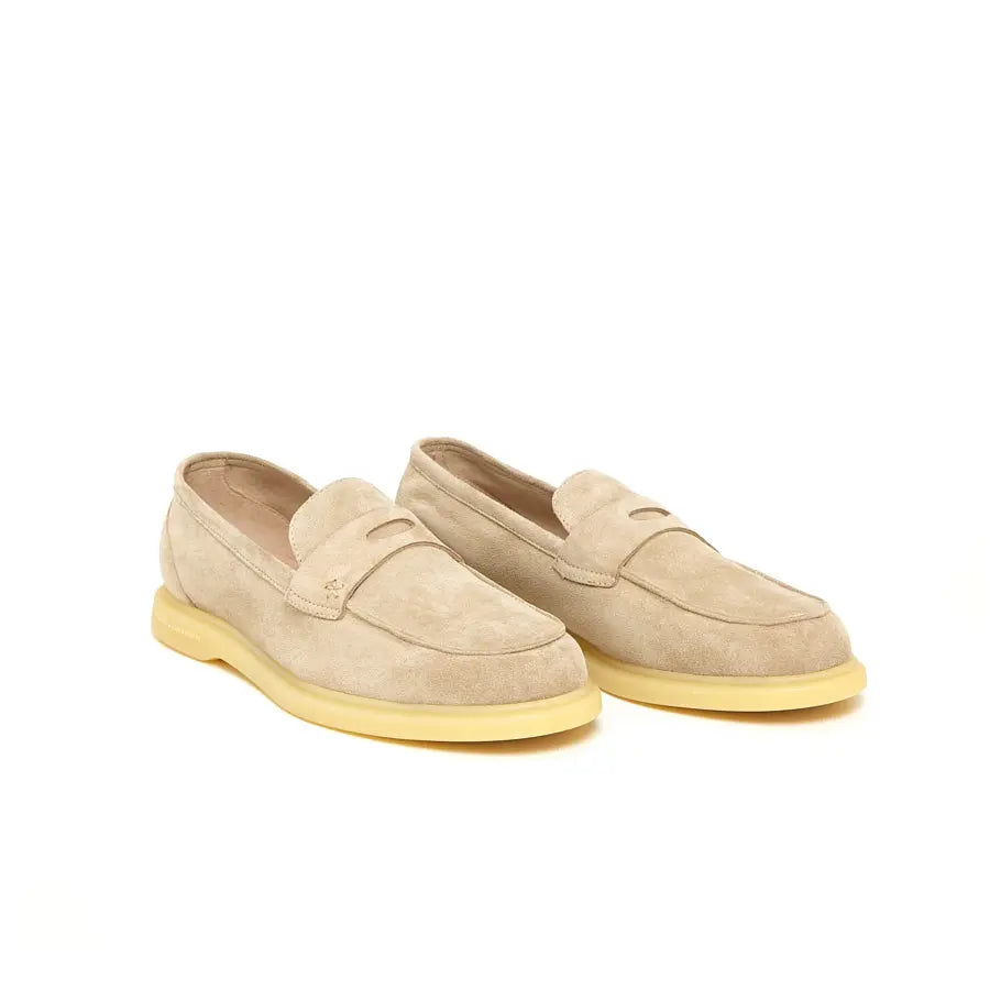 Desert Mirage Suede Slip-Ons Alexandra Dobre