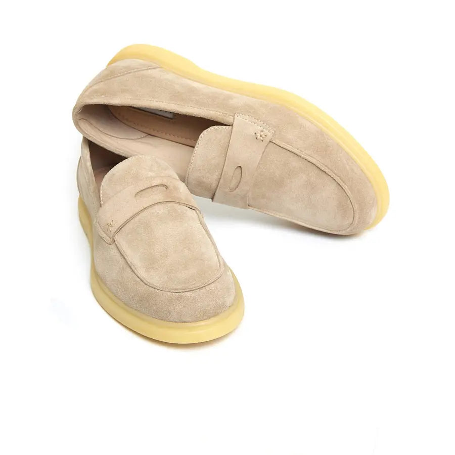 Desert Mirage Suede Slip-Ons Alexandra Dobre
