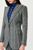 Esme Single Breasted Stripe Suit - Alexandra-Dobre.com