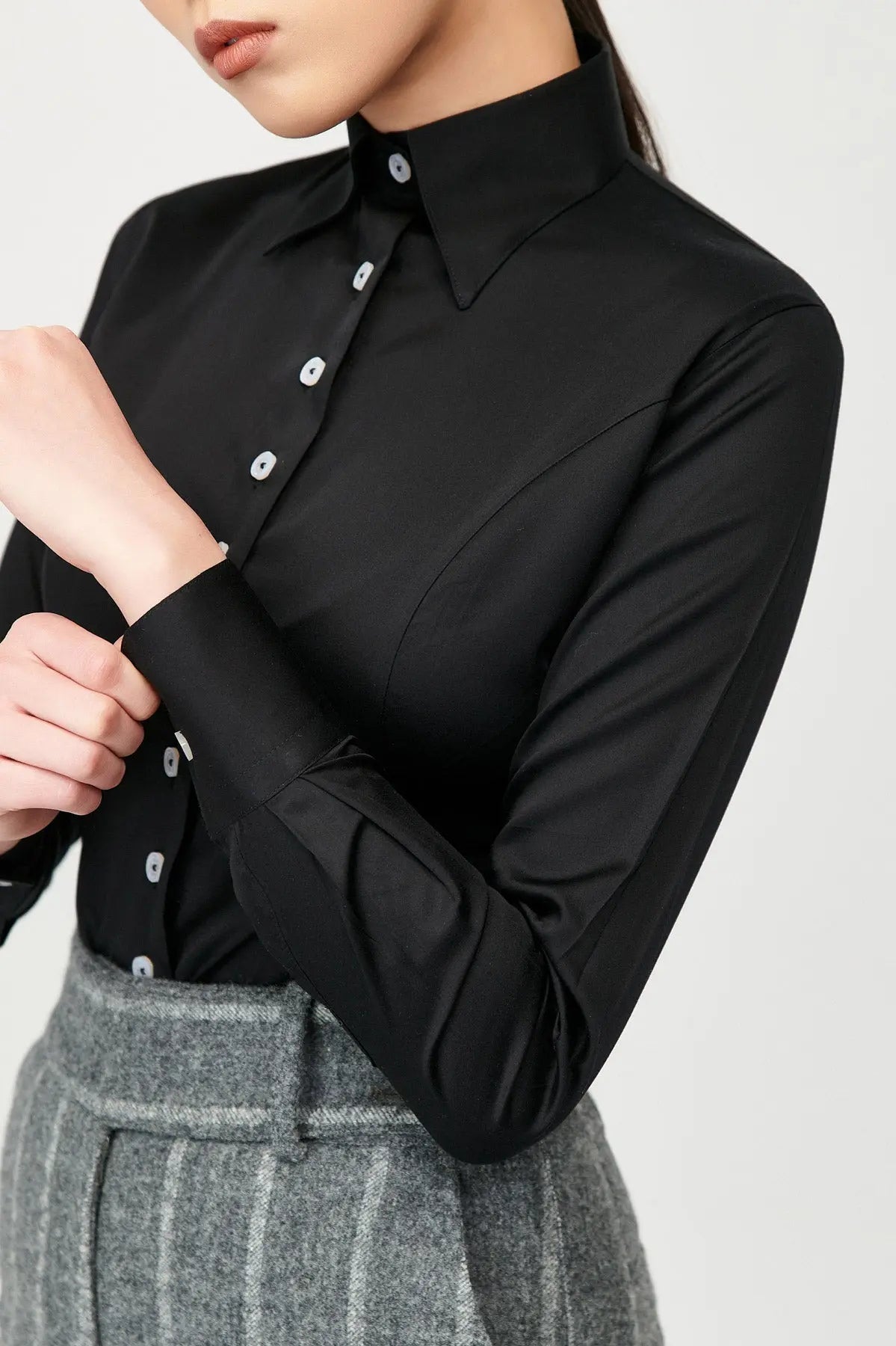 Ilaria Fitted Shirt - Alexandra-Dobre.com