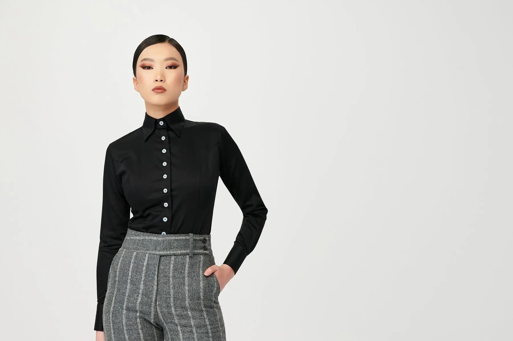 Ilaria Fitted Shirt - Alexandra-Dobre.com