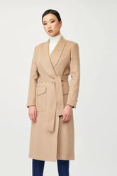 Irene Wool Wrap Coat with Belt - Alexandra-Dobre.com