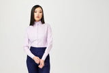 Iris Stripe Fitted Shirt - Alexandra-Dobre.com