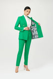 Jarah Double Breasted Suit with Gold Buttons - Alexandra-Dobre.com