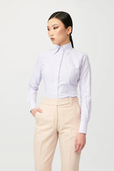 Jolie Stripe Fitted Shirt - Alexandra-Dobre.com