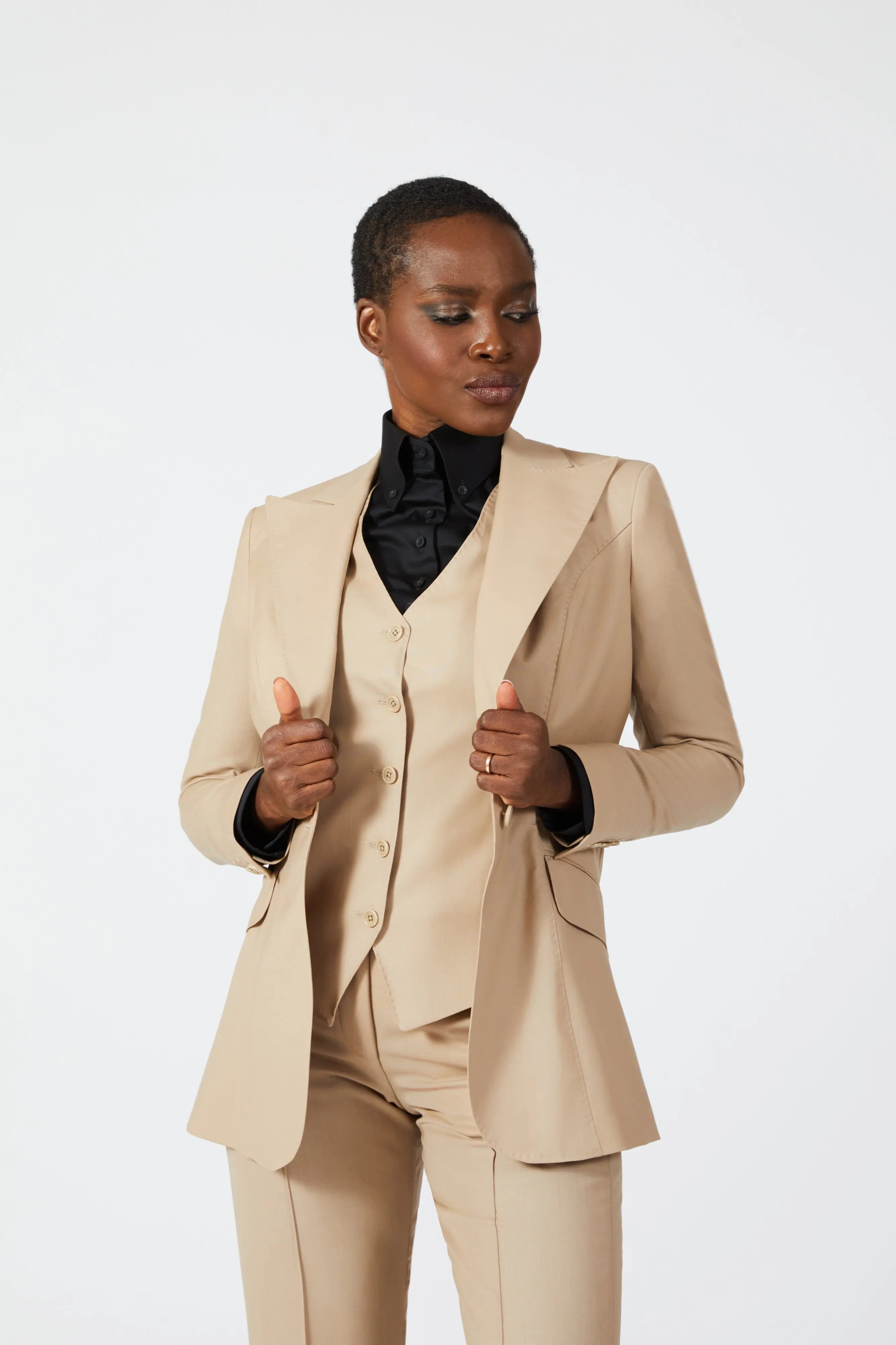Kay Single Breasted Suit with Waistcoat - Alexandra-Dobre.com