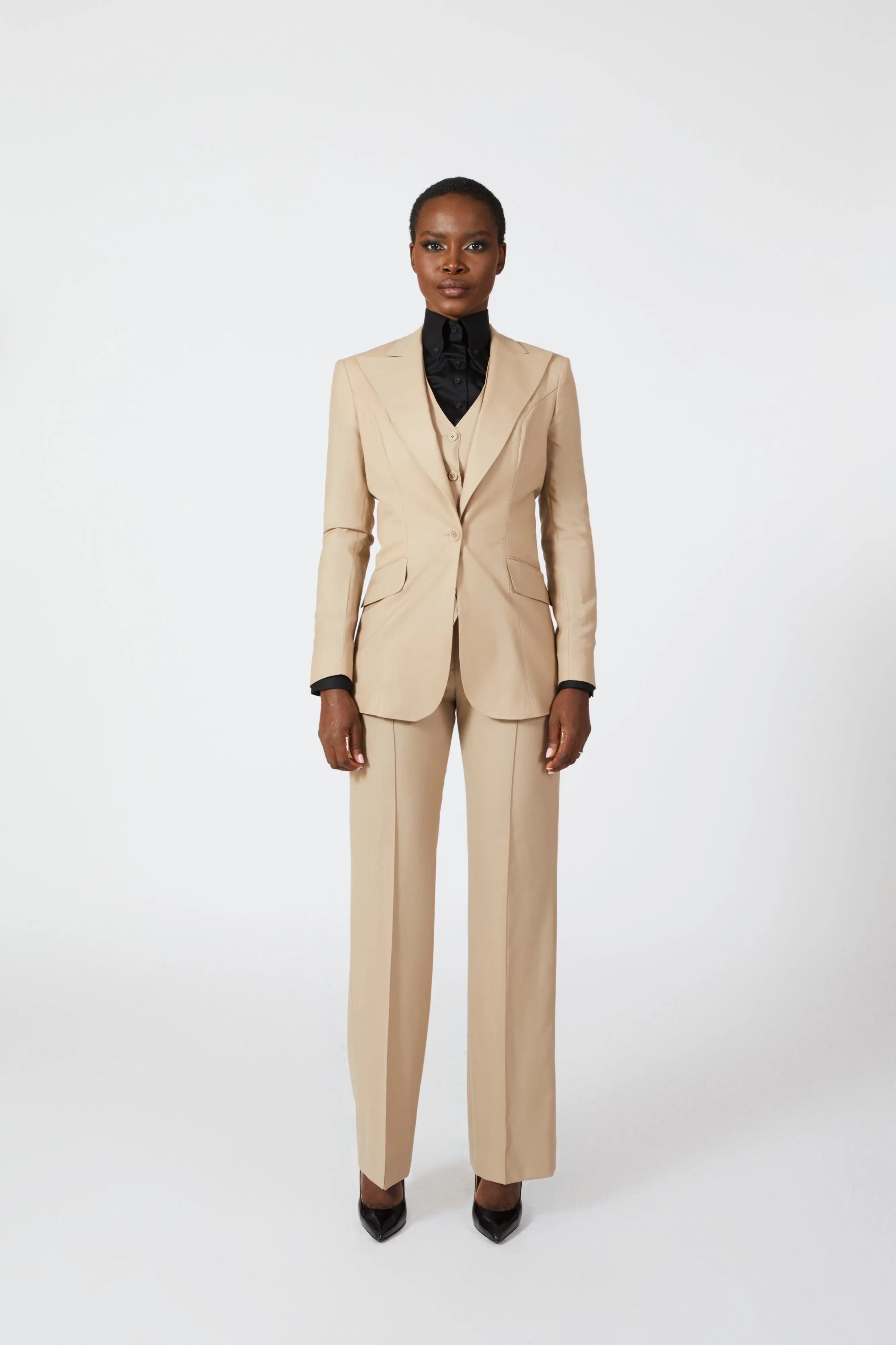 Kay Single Breasted Suit with Waistcoat - Alexandra-Dobre.com
