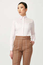 Marie Fitted Shirt - Alexandra-Dobre.com