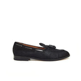 Midnight Suede Tassel Slip-Ons Alexandra Dobre