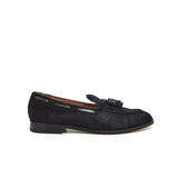 Midnight Suede Tassel Slip-Ons Alexandra Dobre