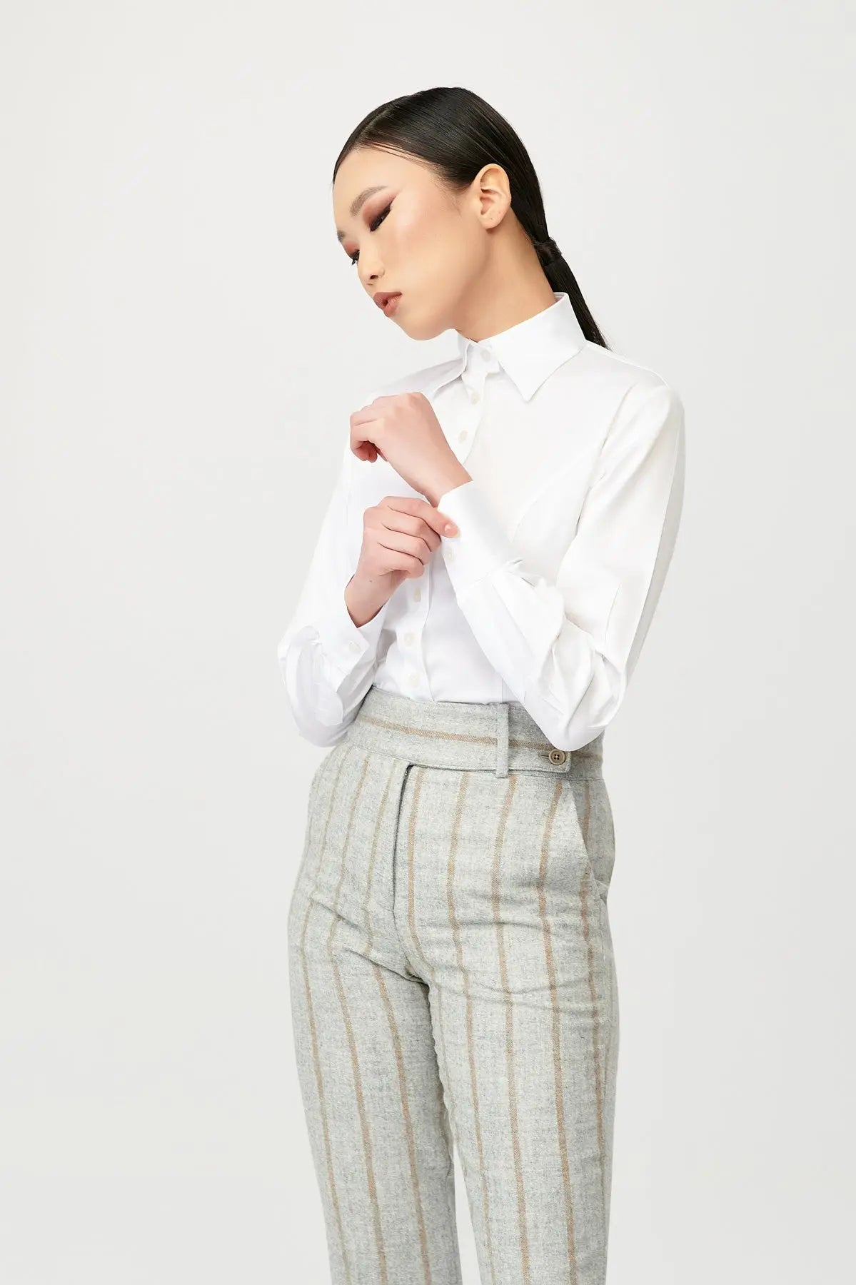Noelle Fitted Shirt - Alexandra-Dobre.com