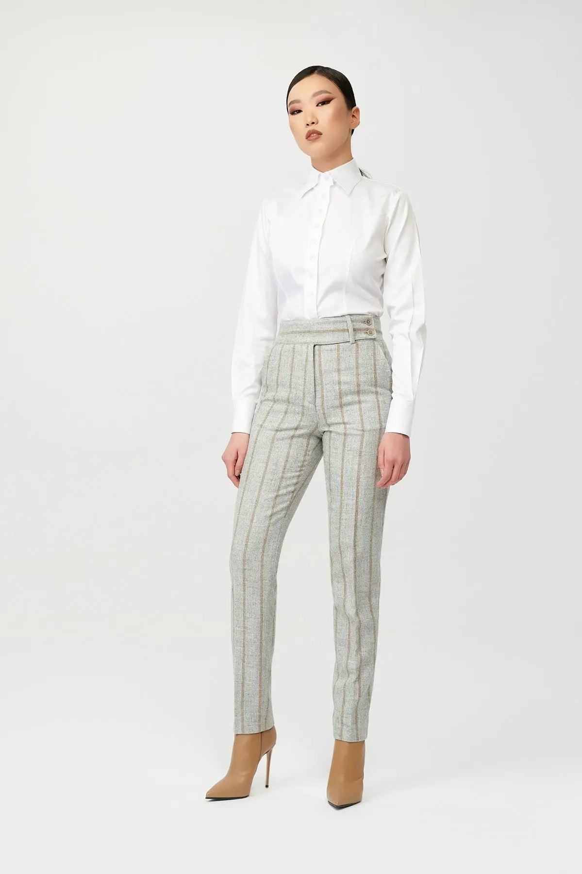 Noelle Fitted Shirt - Alexandra-Dobre.com