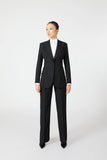 Percy Single Breasted Stripe Suit - Alexandra-Dobre.com