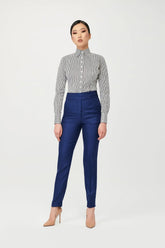 Quinn Stripe Fitted Shirt - Alexandra-Dobre.com