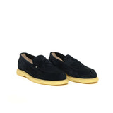 Rossetti Midnight Suede Slip-Ons Alexandra Dobre