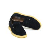 Rossetti Midnight Suede Slip-Ons Alexandra Dobre