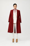 Ruby Wool Wrap Coat with Belt - Alexandra-Dobre.com