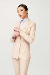 Sahalie Double Breasted Suit with Gold Buttons - Alexandra-Dobre.com