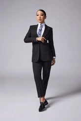 Sienna Double Breasted Stripe Suit Alexandra Dobre