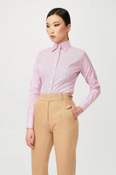 Tris Stripe Fitted Shirt - Alexandra-Dobre.com