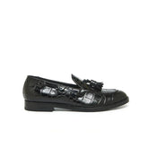 Urban Allure Croc-Embossed Loafers Alexandra Dobre