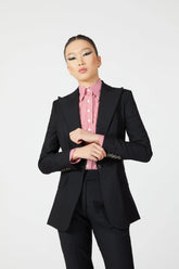 Anja Single Breasted Stripe Suit - Alexandra-Dobre.com