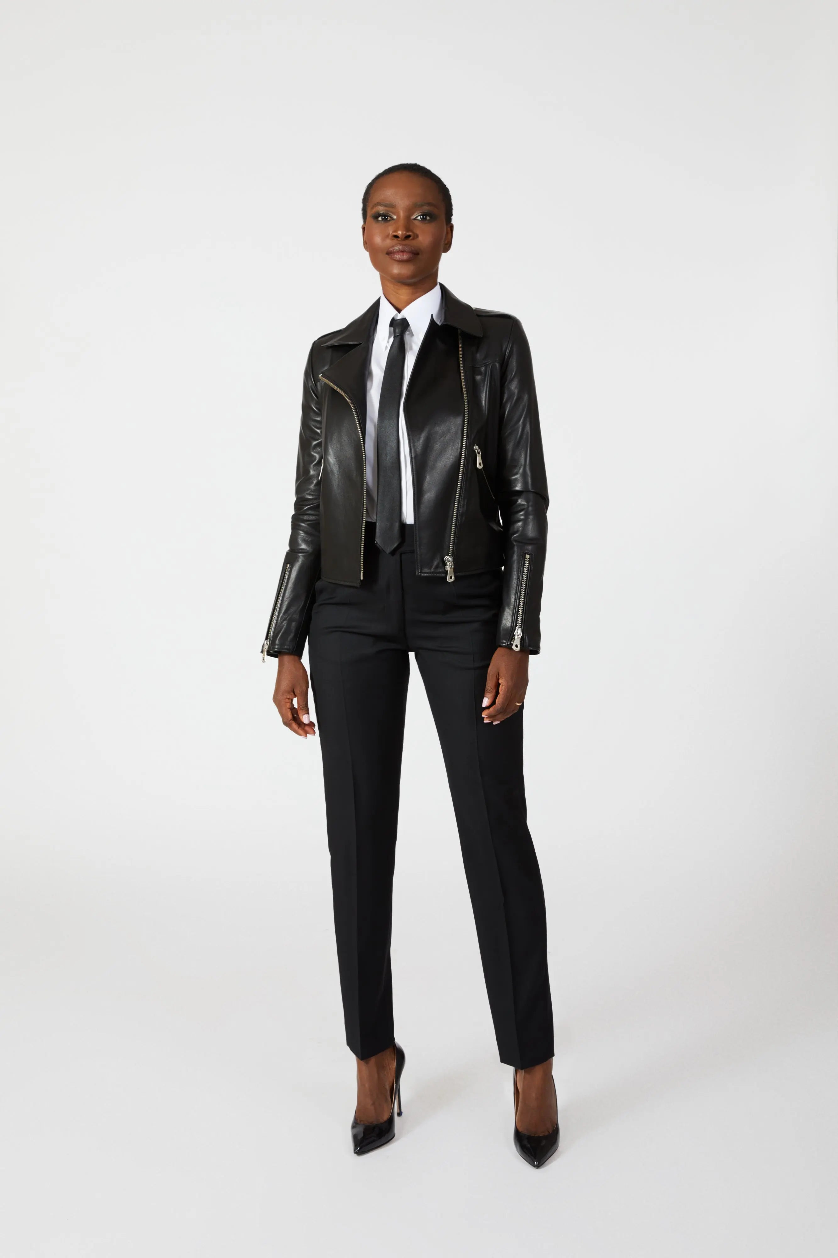 Neo Leather Biker Jacket - Alexandra-Dobre.com