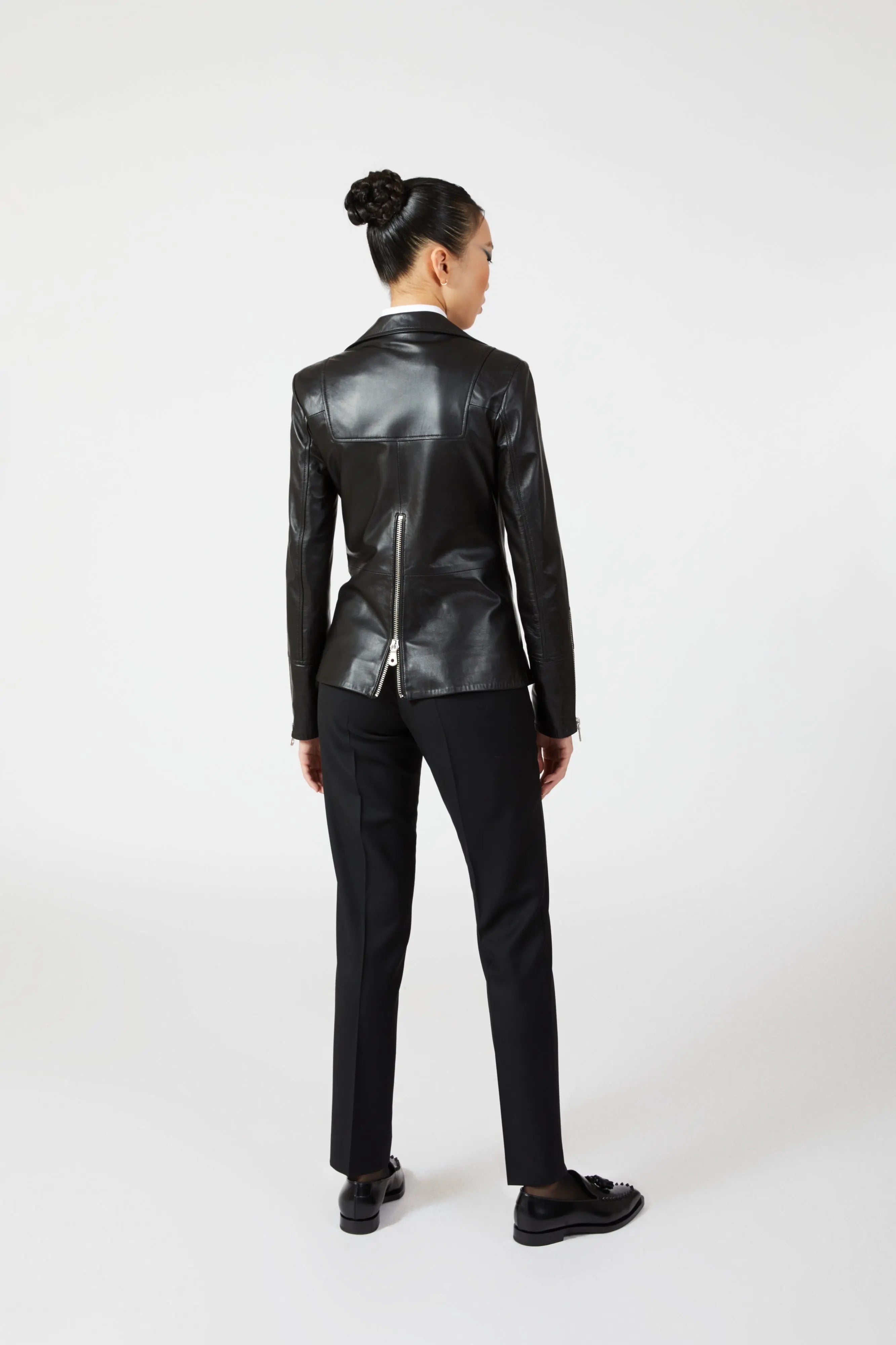 Seraph Leather Biker Jacket - Alexandra-Dobre.com