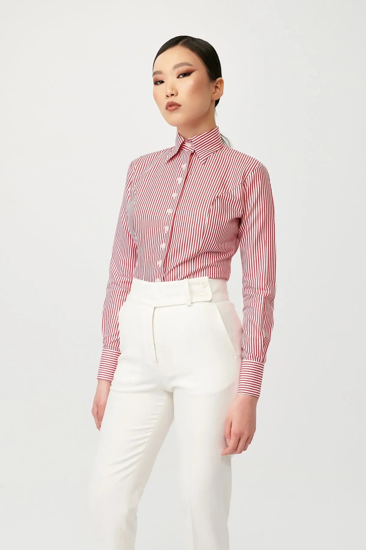 Arusha Stripe Fitted Shirt - Alexandra-Dobre.com