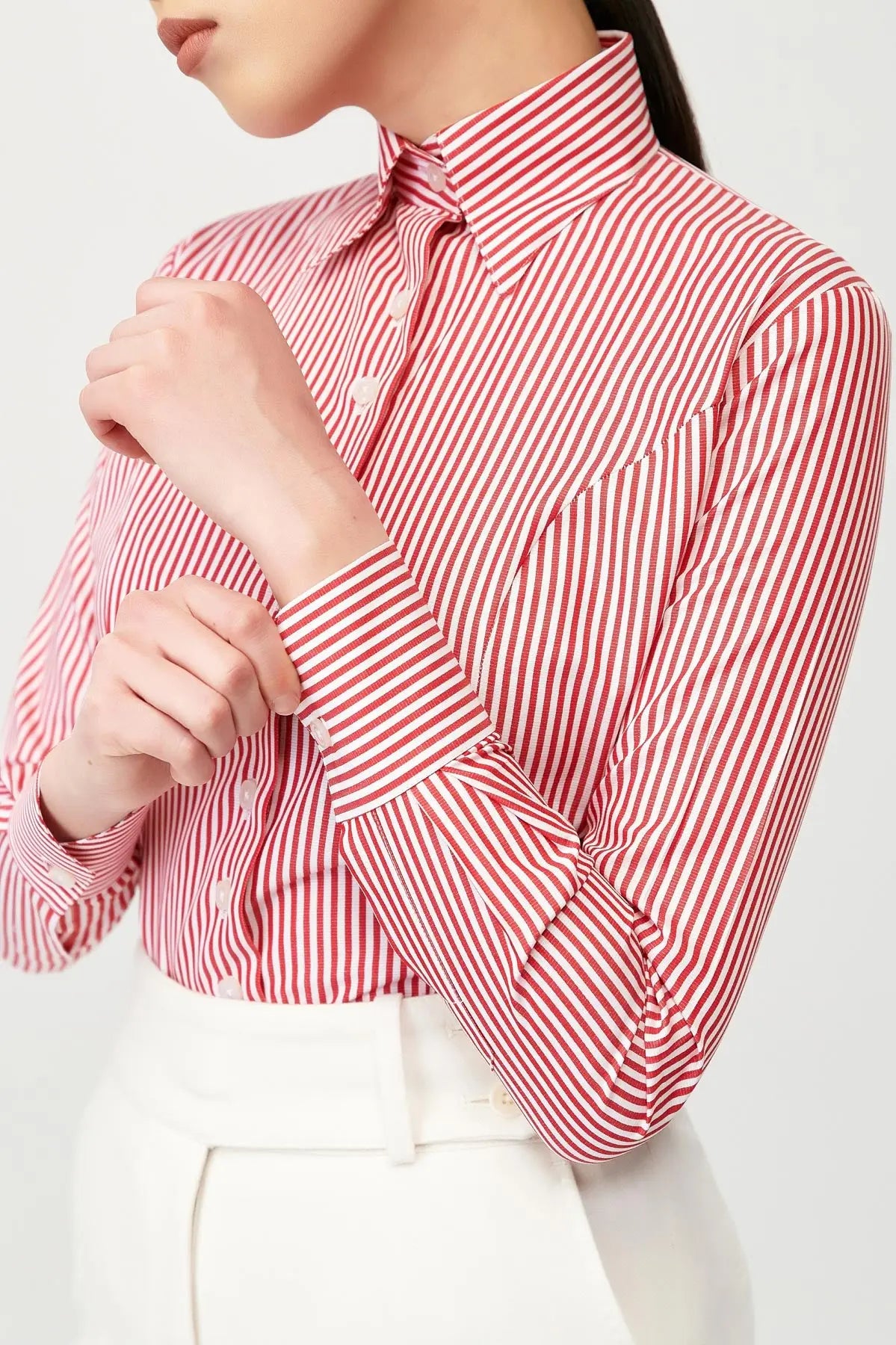 Arusha Stripe Fitted Shirt - Alexandra-Dobre.com