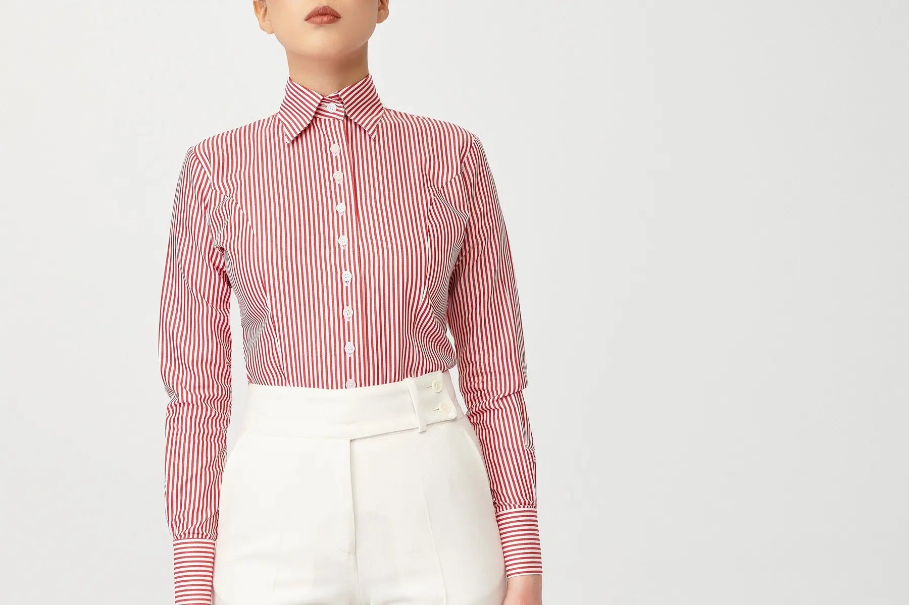 Arusha Stripe Fitted Shirt - Alexandra-Dobre.com