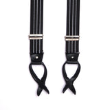 Black and White Striped Suspenders Alexandra Dobre