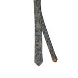 Blue Paisley Silk Tie Alexandra Dobre