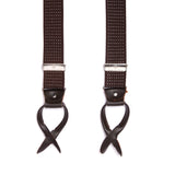 Brown Dotted Suspenders Alexandra Dobre