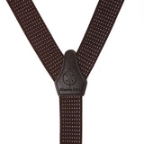 Brown Dotted Suspenders Alexandra Dobre