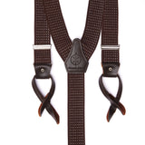 Brown Dotted Suspenders Alexandra Dobre