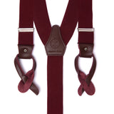 Burgundy Suspenders Alexandra Dobre