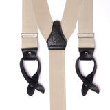 Cream Suspenders Alexandra Dobre