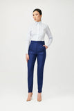 Ermine Stripe Fitted Shirt - Alexandra-Dobre.com