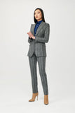 Esme Single Breasted Stripe Suit - Alexandra-Dobre.com