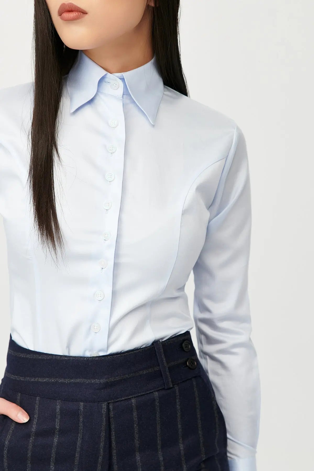 Eve Fitted Shirt - Alexandra-Dobre.com