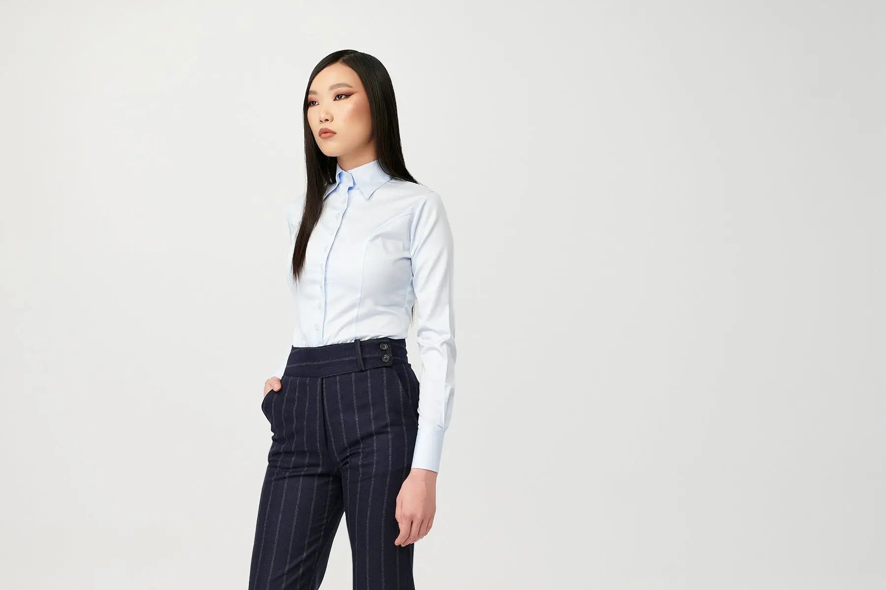 Eve Fitted Shirt - Alexandra-Dobre.com