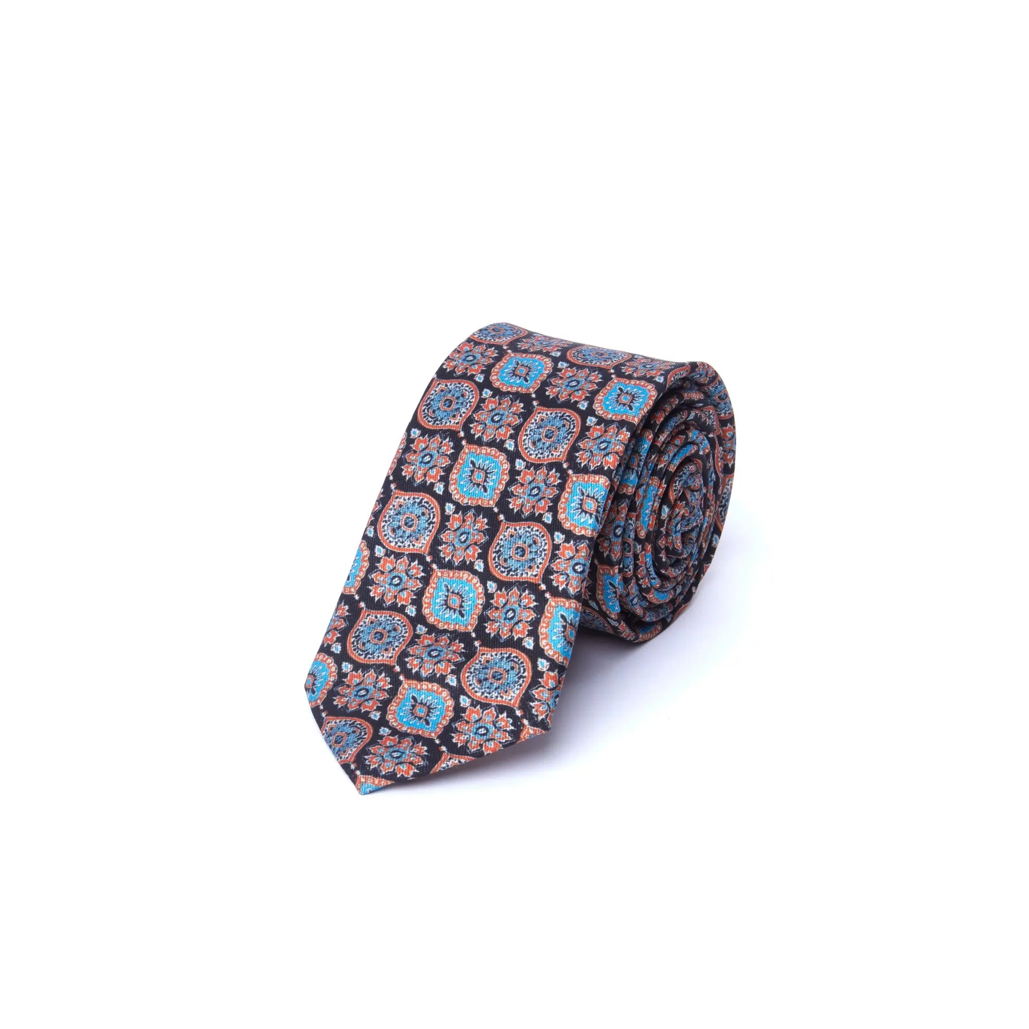 Floral Silk Tie Alexandra Dobre