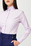 Iris Stripe Fitted Shirt - Alexandra-Dobre.com