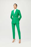 Jarah Double Breasted Suit with Gold Buttons - Alexandra-Dobre.com