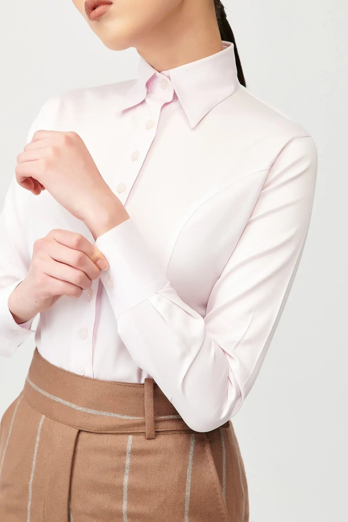 Marie Fitted Shirt - Alexandra-Dobre.com