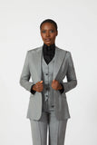 Mink Single Breasted Suit with Waistcoat - Alexandra-Dobre.com